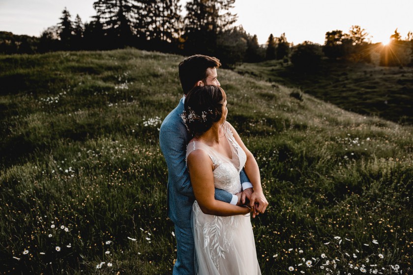 Bohohochzeit in den Bergen