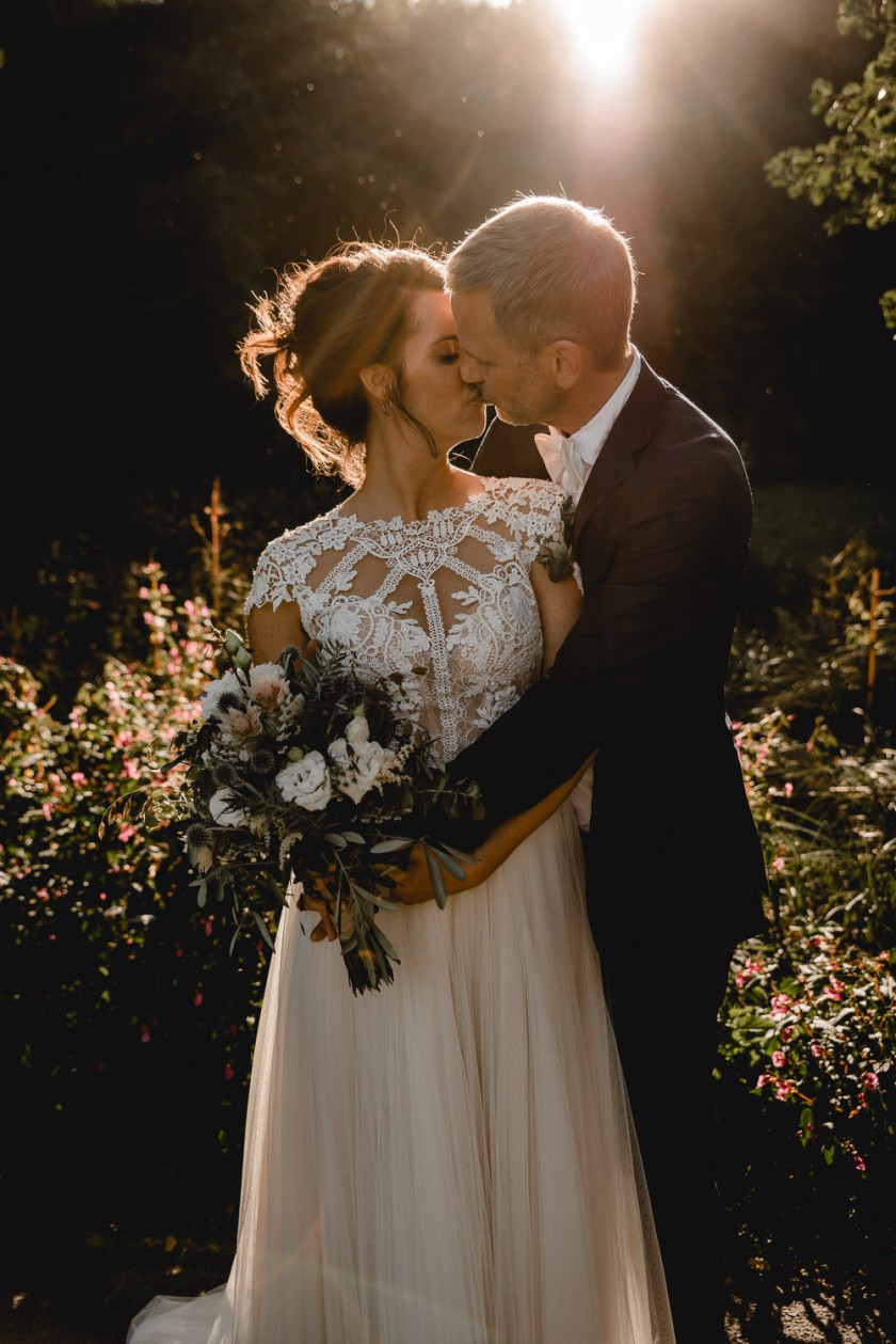 Brautpaar in der Hubertushütte in Wiesbaden