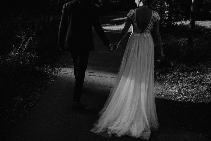 Brautpaar in der Hubertushütte in Wiesbaden